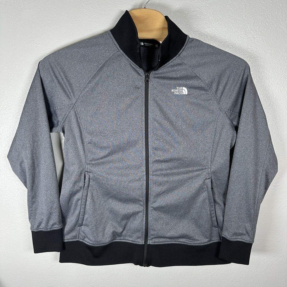 The North Face Full Zip Performance Track Jacket Womens Sz XXL/2XL Gray Pockets